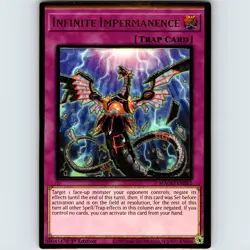 Yugioh Infinite Impermanence MAGO-EN052 1st Edition Premium Gold Rare Holo - NM - Image 1