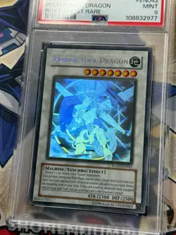 Yugioh PSA 9 Power Tool Dragon RGBT-EN042 Ghost Rare Unlimited CLEAN - Image 9