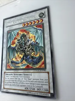 Yu-Gi-Oh! TCG Iron Chain Dragon CSOC-EN040 Crossroads of Chaos Unlimited Rare - Image 10