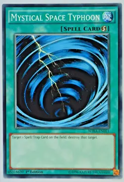 Yugioh Mystical Space Typhoon WIRA-EN051 Common 1st Edition - Image 1