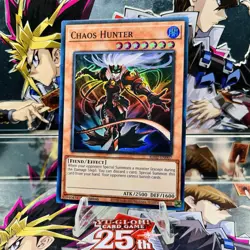 Yugioh Chaos Hunter RA02-EN007 Super Rare 1st Ed Near Mint - Image 1