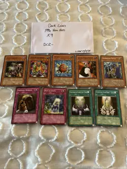 Lot Of 9 Dark Crisis 1996 Non Holo Yugioh Cards All Near Mint! - Image 1
