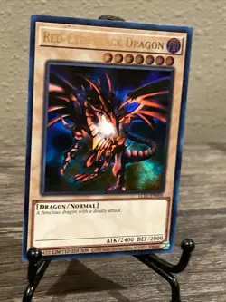 Yugioh TCG Red Eyes Black Dragon LC01-EN006 Holo Rare 25th NM/M!! - Image 10