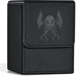 Card Deck Box for MTG Yugioh TCG, Card Storage Box with Dividers Holds 100+ Slee - Image 1