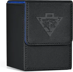Card Deck Box for MTG Yugioh TCG, Card Storage Box with Dividers Holds 100+ Slee - Image 6