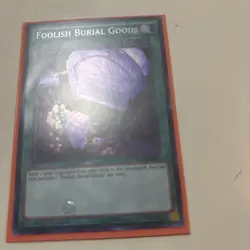 Foolish Burial Goods Secret Rare 1st edition RATE-EN065 Yugioh - Image 2