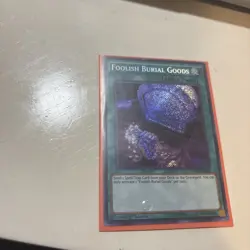 Foolish Burial Goods Secret Rare 1st edition RATE-EN065 Yugioh - Image 3