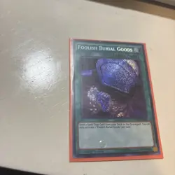 Foolish Burial Goods Secret Rare 1st edition RATE-EN065 Yugioh - Image 6