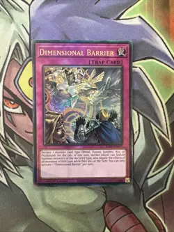 RA01-EN072 Dimensional Barrier New Ultimate Rare 1st Edition NM Yugioh Card - Image 3