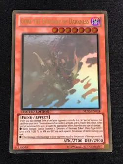 Yugioh Gorz The Emissary of Darkness GLD5-EN024 GHOST (NM) - Image 1