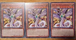 YuGiOh! 3x Light End Sublimation Dragon - INFO-EN010 - Common - NM - 1st Edition - Image 2