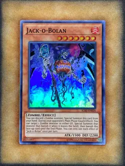 Yugioh Jack-o-Bolan IGAS-EN026 Super Rare NM - Image 2