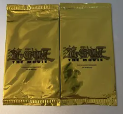 1996 Yugioh The Movie Card Sealed Two Packs - Image 5