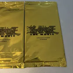 1996 Yugioh The Movie Card Sealed Two Packs - Image 7