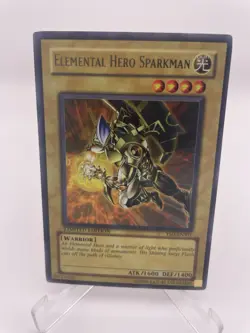Elemtal Hero Sparkman YU-GI-OH Ultra Rare Limited Edition YSD-ENS01 Plus Bundle - Image 5