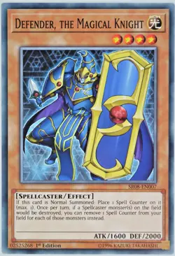 Yugioh Defender, the Magical Knight SR08-EN007 Common 1st Edition - Image 1
