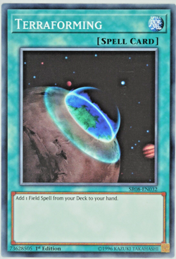Yugioh Terraforming SR08-EN032 Common 1st Edition - Image 2