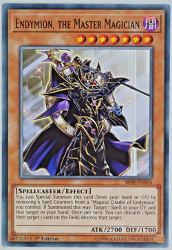 Yugioh Endymion, the Master Magician SR08-EN005 Common 1st Edition - Image 2