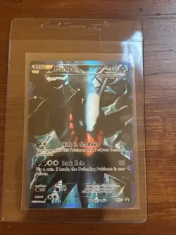 2013 Pokemon Black and White Darkrai Promo Full Art BW73 Holo Team Plasma - Image 3