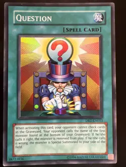 Yu-Gi-Oh! TCG Question Dark Revelations 1 DR1-EN053 Unlimited Super Rare - Image 3