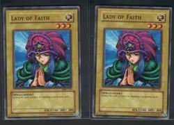 Yugioh Lady of Faith MRD-119 Common Unlimited LP x2 - Image 1