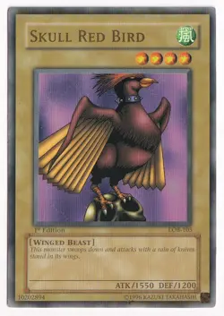 Skull Red Bird - LOB-105 - Common - 1st Edition x1 - Lightly Played - Image 1