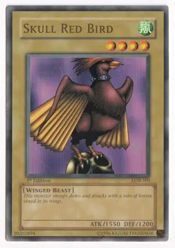 Skull Red Bird - LOB-105 - Common - 1st Edition x1 - Lightly Played - Image 3