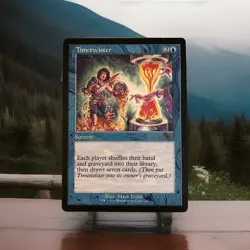 Mtg - Timetwister - 30th Anniversary - Retro Frame - Artist Alter - Legacy -Read - Image 3