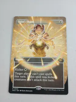 MTG Orim's Chant (Borderless) Modern Horizons 3 Magic The Gathering NM - Image 1