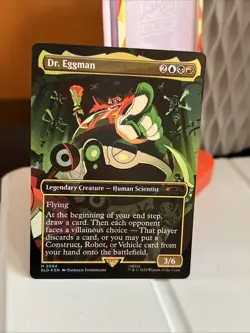 IN HAND - Dr. Eggman FOILâœ¨ Secret Lair x Sonic - NM Magic MTG - Image 1