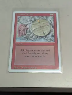 Wheel of Fortune Revised Edition Regular MTG Vintage Rare HP Heavy Play Magic - Image 1