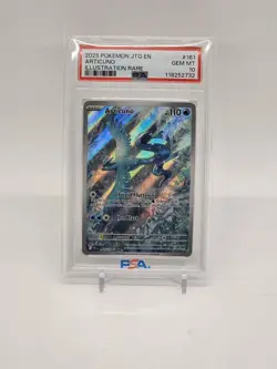 POKEMON JOURNEY TOGETHER #161 ARTICUNO ILLUSTRATION RARE PSA 10 - Image 1