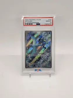 POKEMON JOURNEY TOGETHER #161 ARTICUNO ILLUSTRATION RARE PSA 10 - Image 3