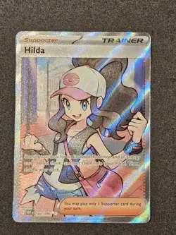 Hilda 164/086 Full Art UR Ultra Rare White Flare Pokemon TCG NM - Image 1