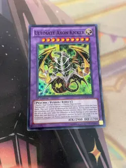 YUGIOH - ULTIMATE AXON KICKER - SUPER RARE - 1ST ED - NM - DREV - Image 1