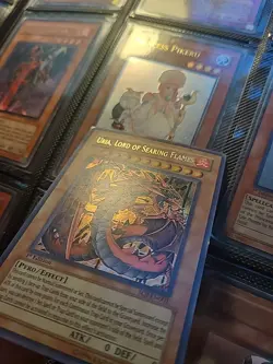 Yugioh - Uria, Lord of Searing Flames SOI-EN001 Ultra Rare 1st Edition - Image 2