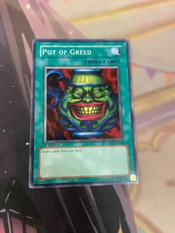 YUGIOH - POT OF GREED - SD4 - 1ST ED - COMMON - LP - Image 1