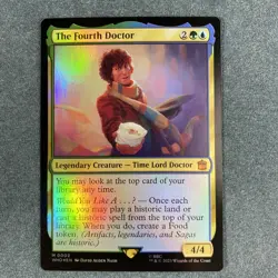 MTG The Fourth Doctor (Foil) [Doctor Who, Near Mint] # - Image 1