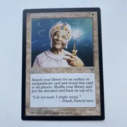  Enlightened Tutor MP Mirage Uncommon White Instant MTG  - Image 1