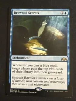 1x Drowned Secrets (39) Guilds of Ravnica LP MTG Magic the Gathering x1 MKE - Image 1