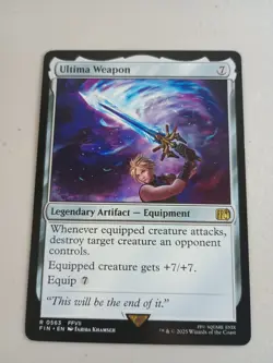 MTG Ultima Weapon | Final Fantasy | Magic The Gathering NM - Image 1