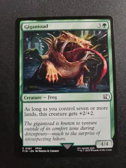 Gigantoad #187 FINAL FANTASY FIN MTG Combine Shipping 1-10 $4.88 - Image 1