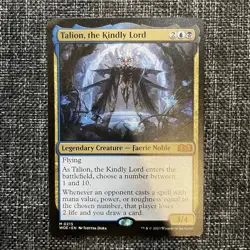 Talion, the Kindly Lord #215 Wilds of Eldraine WOE MTG MP - Image 1