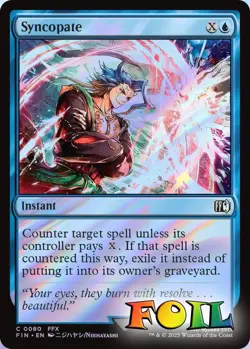 Syncopate 0080 MTG FINAL FANTASY Common NP Foil - Image 1