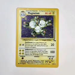 Magneton 11/62 Fossil Unlimited Holo Rare Pokemon Card Near Mint Collectable1995 - Image 1