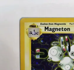 Magneton 11/62 Fossil Unlimited Holo Rare Pokemon Card Near Mint Collectable1995 - Image 3