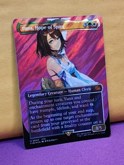 1x SURGE FOIL SHOWCASE Yuna, Hope of Spira, NM, FIN, Magic: the Gathering, MtG - Image 3