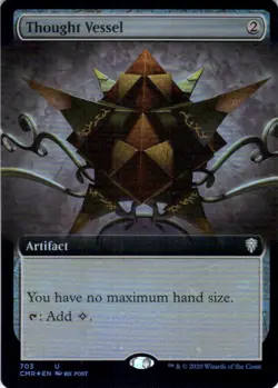 MTG Thought Vessel (Extended Art) (703) | NM Foil | Commander Legends (CMR) - Image 2