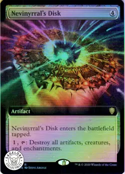 MTG Nevinyrral's Disk (Extended Art) (696) | NM Foil | Commander Legends (CMR) - Image 1