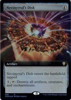 MTG Nevinyrral's Disk (Extended Art) (696) | NM Foil | Commander Legends (CMR) - Image 2